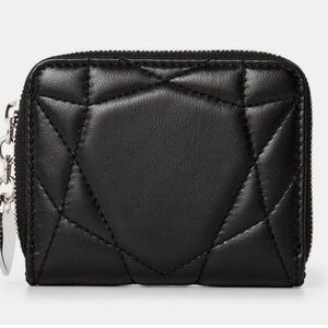 Return to Tiffany Padded Small Wallet in Black Lambskin Leather